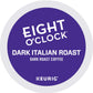 Eight OClock Coffee Dark Italian Roast K-Cup Pods, Dark Roast, 48 Count