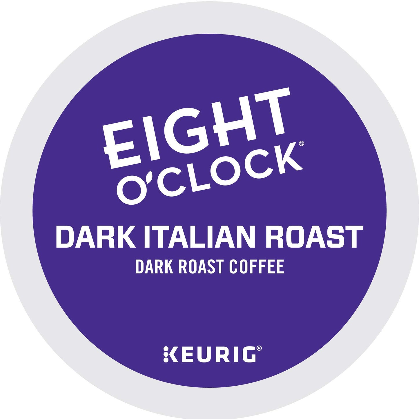 Eight OClock Coffee Dark Italian Roast K-Cup Pods, Dark Roast, 48 Count
