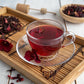 Organic Hibiscus Tea Bags, 200 Count | Enhanced Source From Hibiscus Flowers | Caffeine Free Herbal Tea | Eco-Friendly Hemp Paper Tea Bags | Non-Gmo, No Sugar