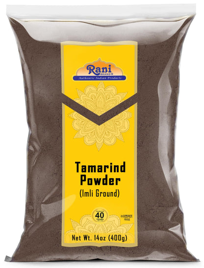 Rani Tamarind Powder (Imli) 14oz (400g) ~ All Natural| No Added Sugar/Salt | Vegan | Gluten Friendly | Kosher | NON-GMO | Kosher
