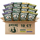 Kindling Protein Pretzels Variety Pack - Sea Salt (3), Dill Pickle (3), Honey Mustard (3), Garlic Parmesan (3) | Protein-Packed 