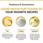 Fanale Premium Mochi Puff Bubble Tea Flavoring Powder | Perfect For Baking, Smoothies, Desserts And Drinks | Instant Flavoring P