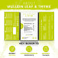 Nutratea - Mullein Leaf & Thyme Tea | Mullein Tea | Mullein Leaf Tea - Mullein Tea For Lungs & Throat - 20 Tea Bags - Herbal Tea