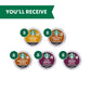 Starbucks K-Cup Coffee Pods Variety Pack - Blonde, Medium & Dark Roast - 40 Count - Black Variety
