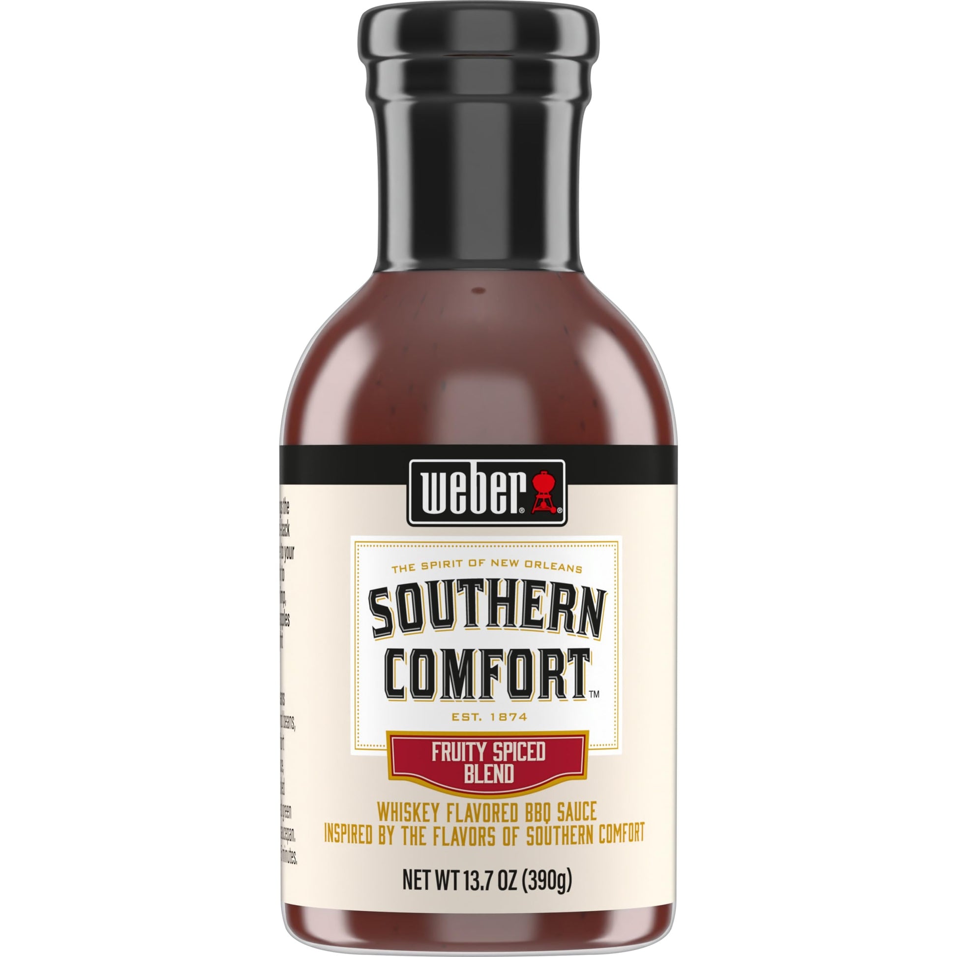 Weber BBQ Sauce, Southern Comfort Whiskey Flavor, 13.7 Ounce, Model 1165755