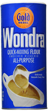 Wondra All Purpose Quick-Mixing Sauce 'N Gravy Flour (Pack Of 2) 13.5 Oz Size By Gold Medal