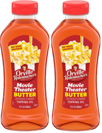 Orville Redenbacher s Popcorn Oil, Movie Theater Butter Flavor, 13 fl oz. (Pack of 2)