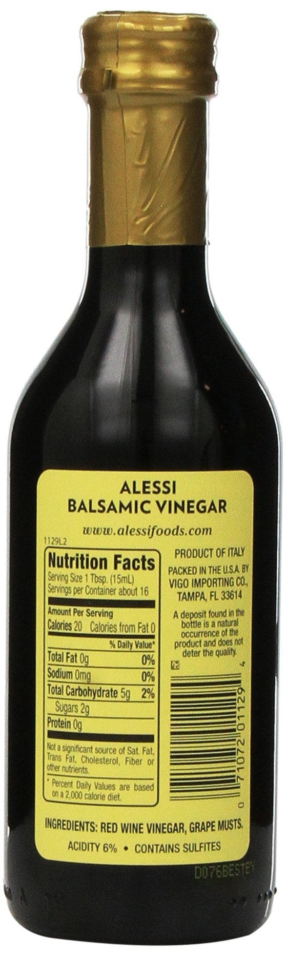 Alessi Vinegar Balsamic Red, 8.5 oz