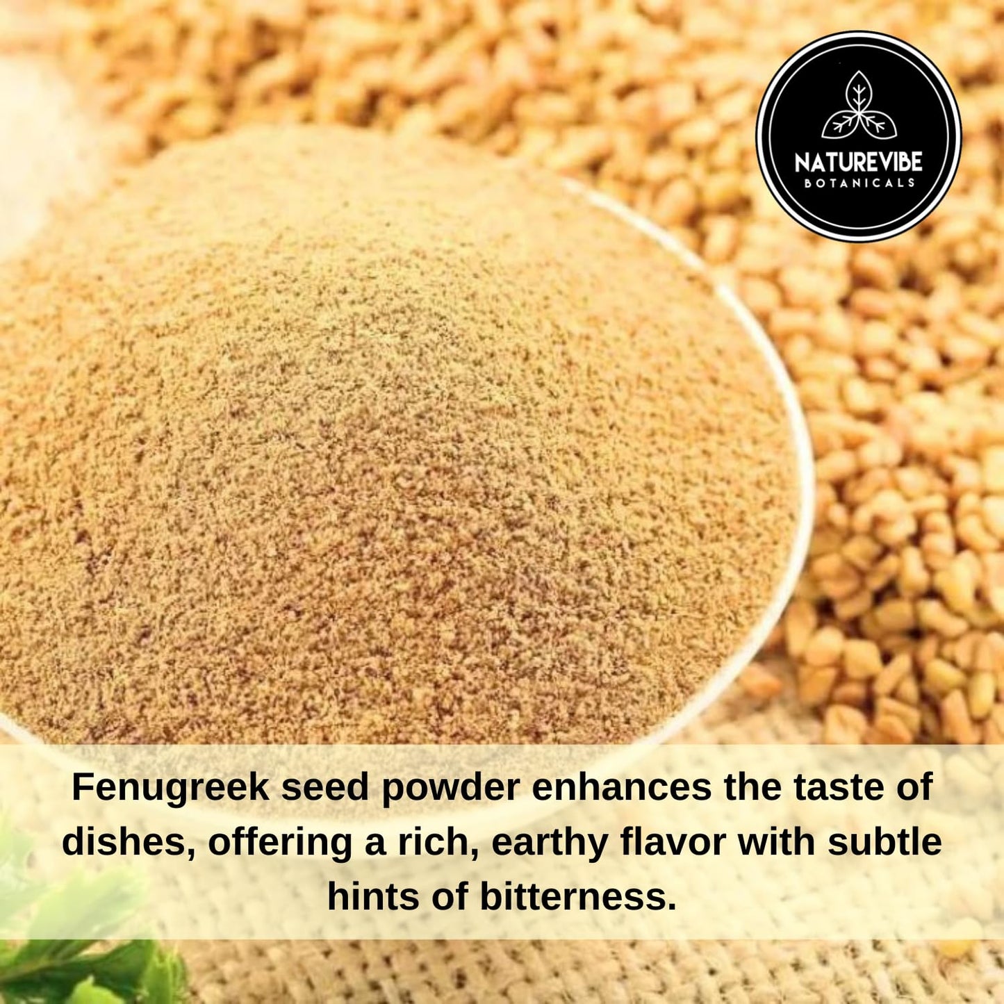 Naturevibe Botanicals Fenugreek Seed Powder, 5Lbs | Methi Seeds Ground | Trigonella Foenum Graecum - 100% Pure & Natural