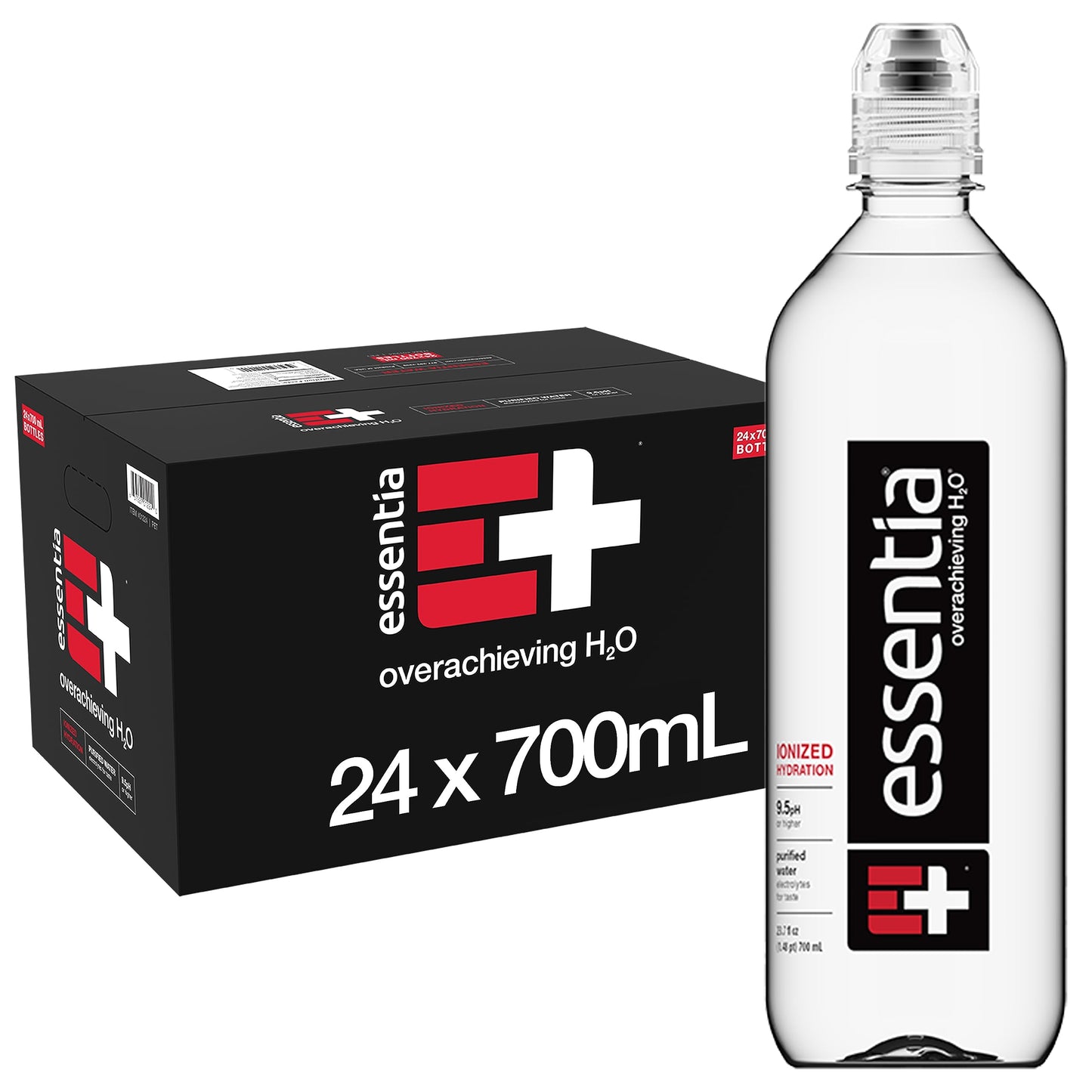 Essentia Water Llc, Ionized Alkaline Bottled Water; 99.9% Pure, Infused With Electrolytes, 9.5 Ph Or Higher With A Clean, Smooth