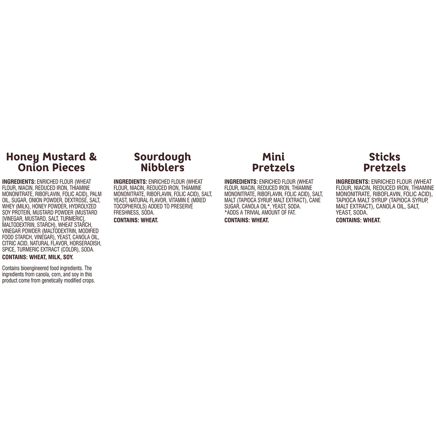 Snyder'S Of Hanover, Variety Pack Pretzels, Individual Packs, 4 Flavors, 36 Ct (Pack Of 36)