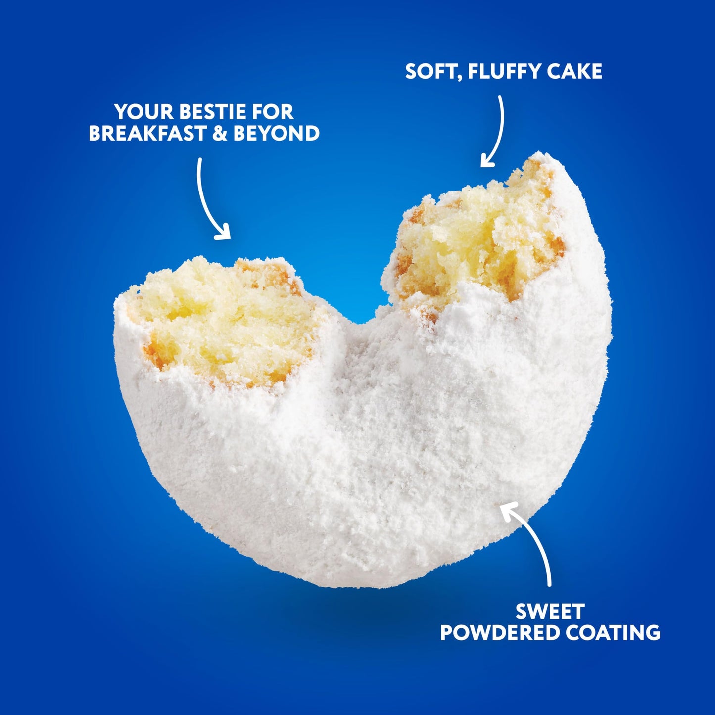 Hostess Donettes Powdered Bagged, 10 Ounce
