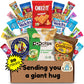 Hangry Kits Sending a Giant Hug Gifts For Men And Women - Send-A-Hug Gift Basket Care Package for Men, To A Friend Or Loved One