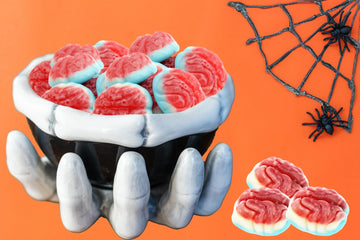 Fruidles Halloween Gummy Brains Candy, Trick-Or-Treat Party Bag Fillers, Party Favor (2.2 Pounds)