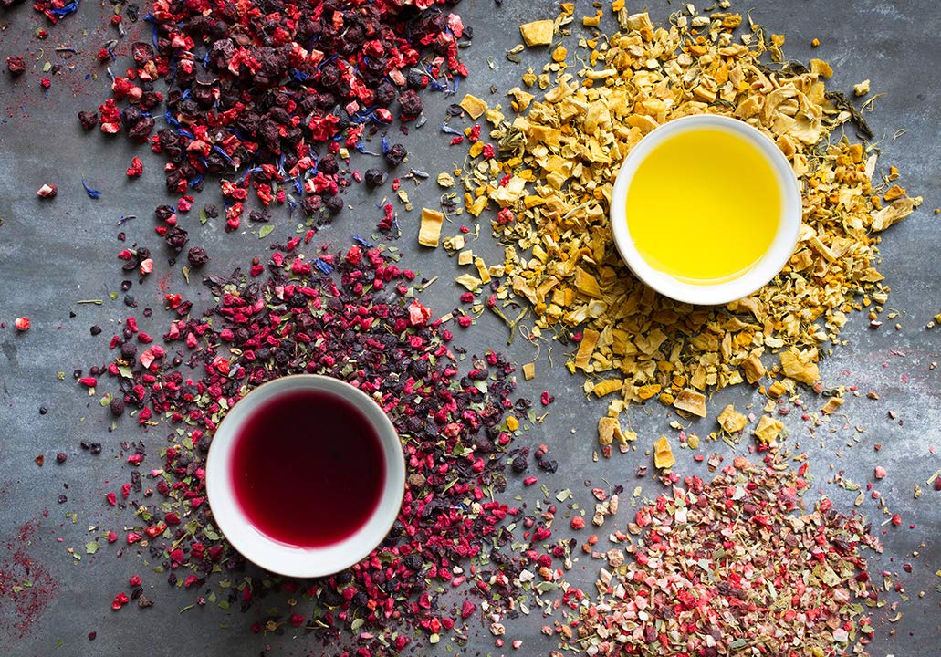 Rishi Tea Scarlet Herbal Tea - Organic Loose Leaf, Caffeine Free, Berry Blend, 16 Ounces, 40+ Servings