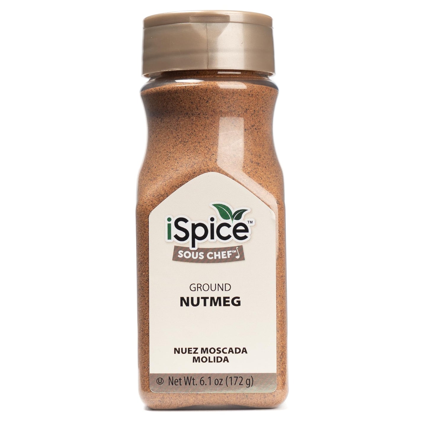 iSpice Nutmeg Ground - Premium Grade All Natural, 6.1oz (174g), Pack of 1