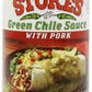 Stokes Green Chile Sauce With Pork, 15 Ounce