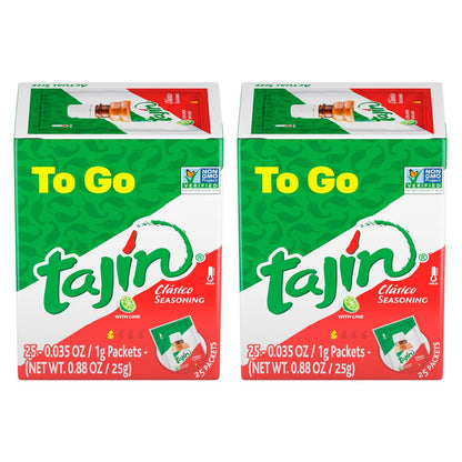 Tajin Cl  sico Chile Lime Seasoning To-Go Packets (Pack of 2)