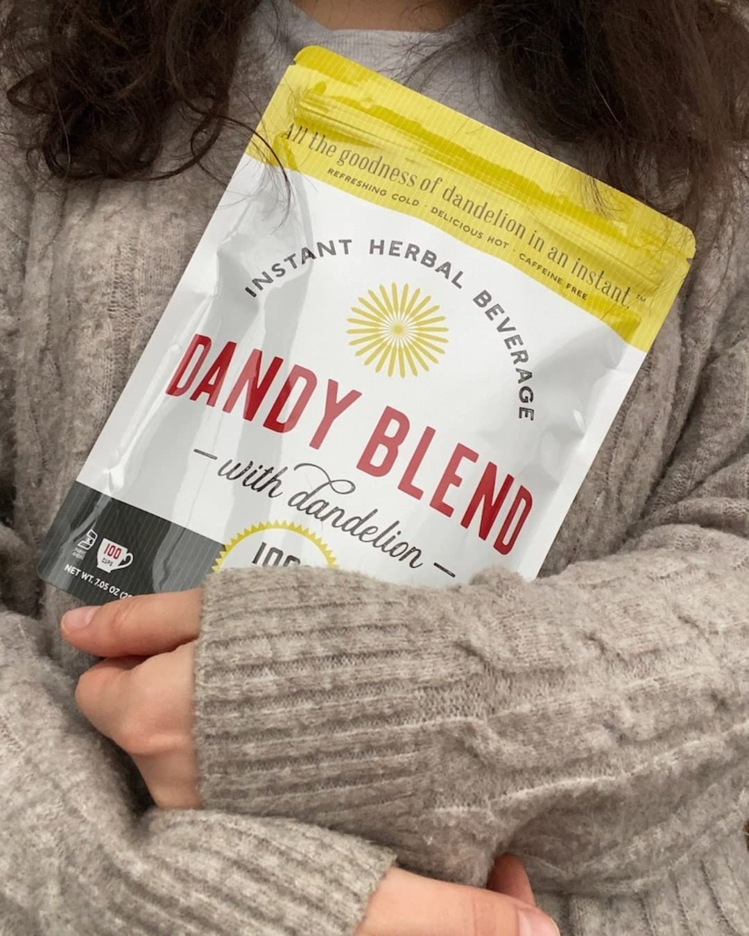 Dandy Blend Instant Herbal Beverage, 7.05 oz (200g) Bag, Original Flavor, Coffee Substitute