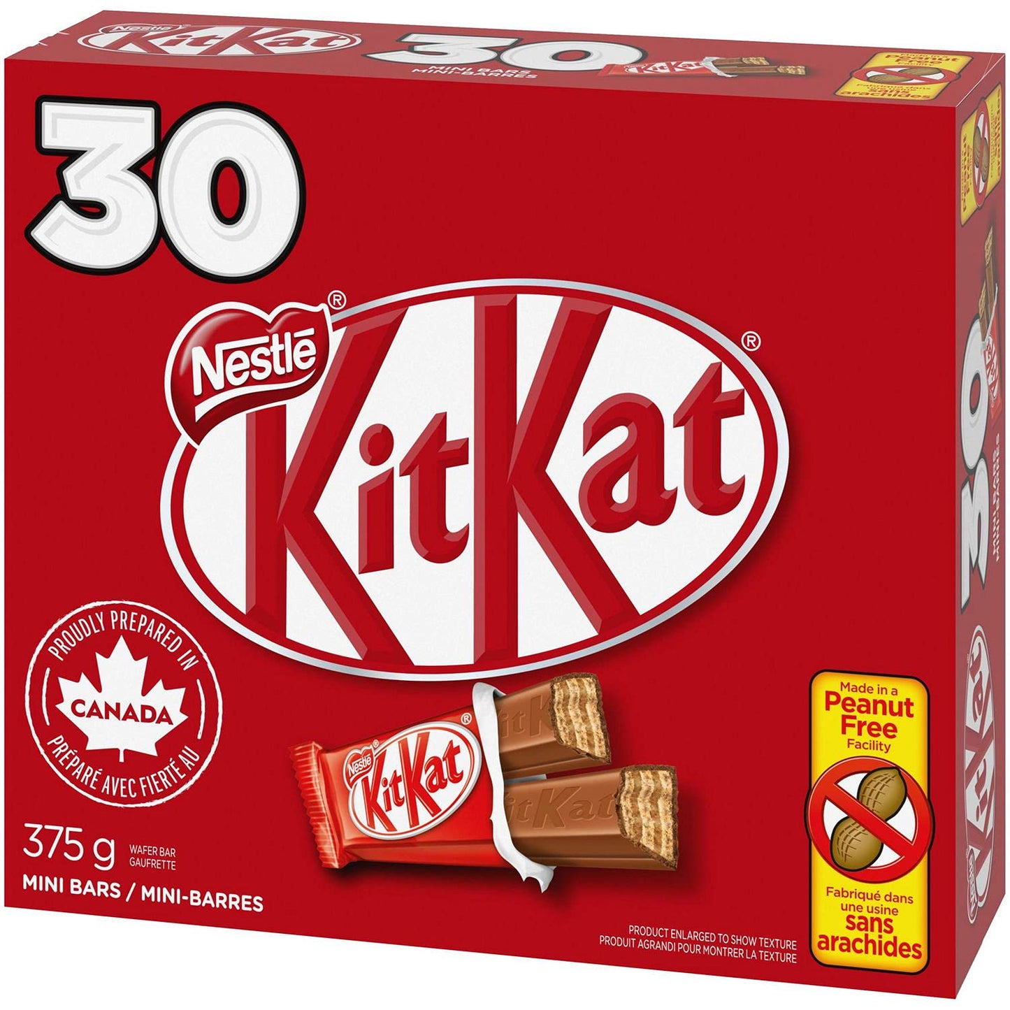 Nestle Kit Kat Snack Size Halloween Version Imported From Canada - 30Ct/375G