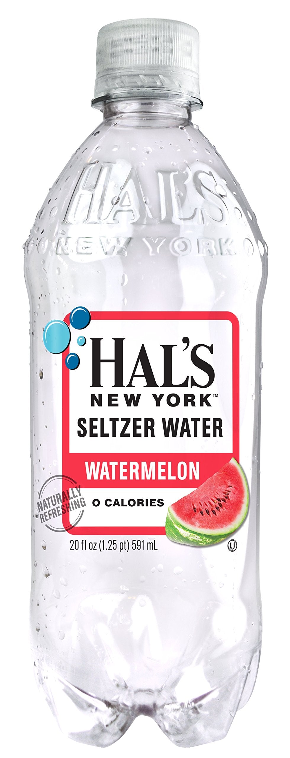 Hal's New York Seltzer Water Variety Pack, 20 Fl Oz (24 Count) - Refreshing Flavors for Ultimate Hydration