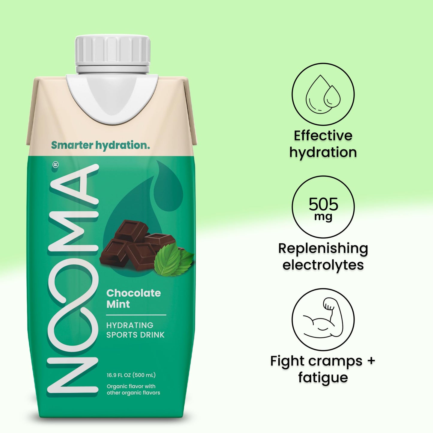 Nooma Organic Electrolyte Sports Drink  Electrolyte Drink With Organic Coconut Water  Workout Hydration Drink With No Added Suga