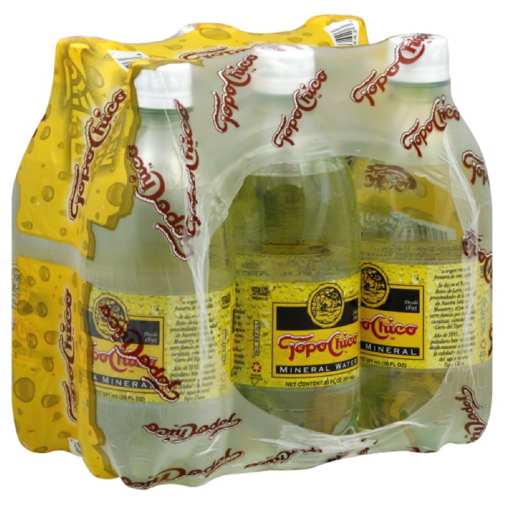 Topo Chico Mineral Water 6 Pack - 20 Fl Oz Bottles (Pack of 4)