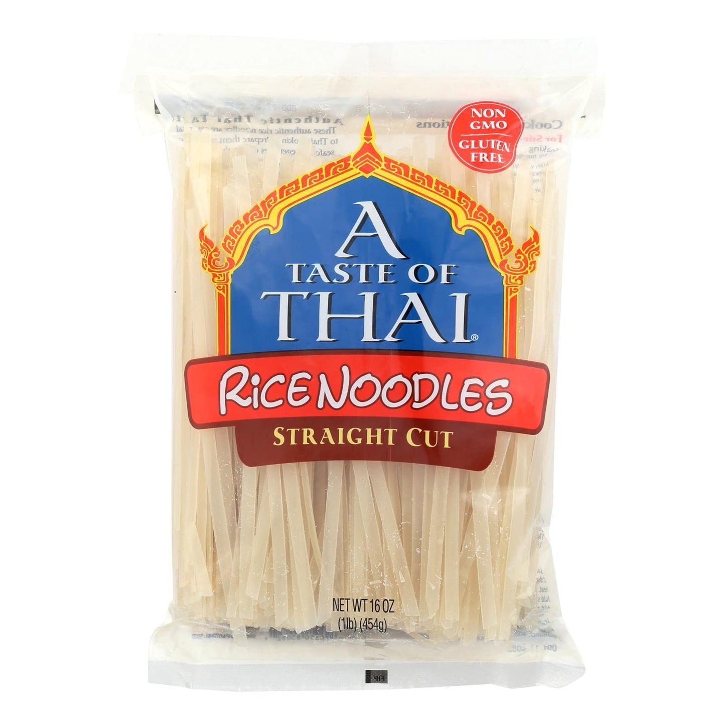 A Taste of Thai Thin Rice Noodle, 16 Ounce - 6 per case.