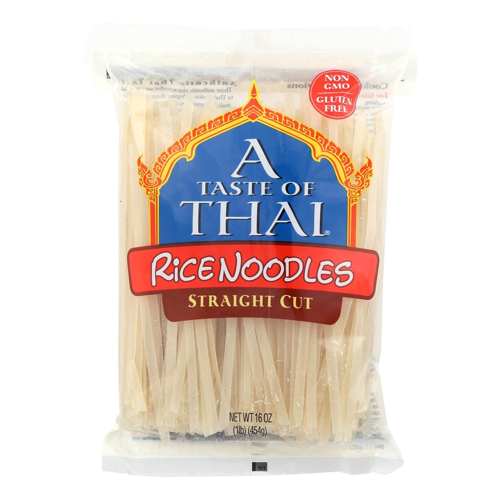 A Taste of Thai Thin Rice Noodle, 16 Ounce - 6 per case.