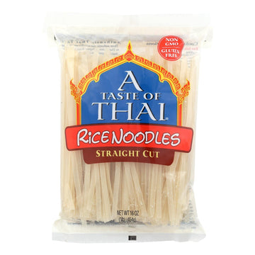 A Taste of Thai Thin Rice Noodle, 16 Ounce - 6 per case.