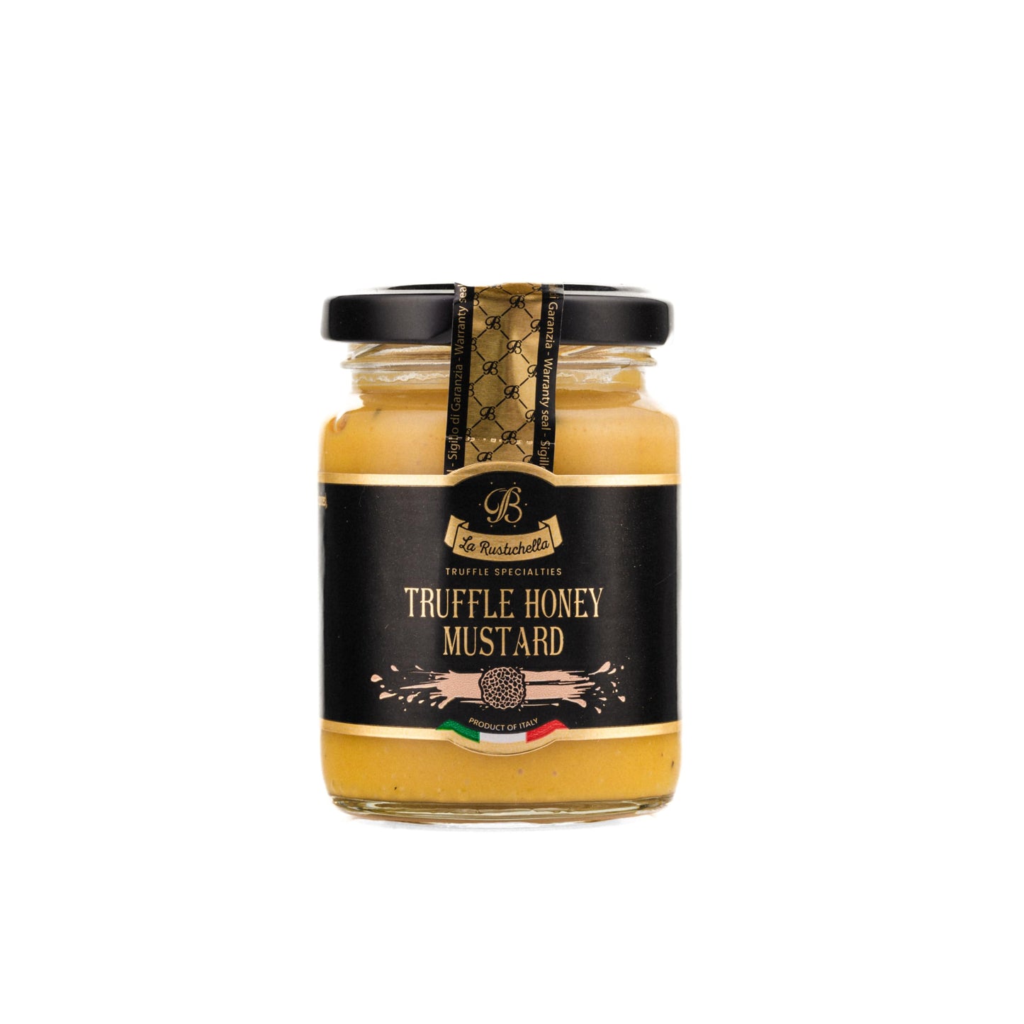 La Rustichella - Truffle Dip Sauces Set - Black Truffle Sauces: Ketchup 3.5 Oz/100Gr, Mayonnaise 3.2 Oz/ 90Gr, Sweet Honey Musta
