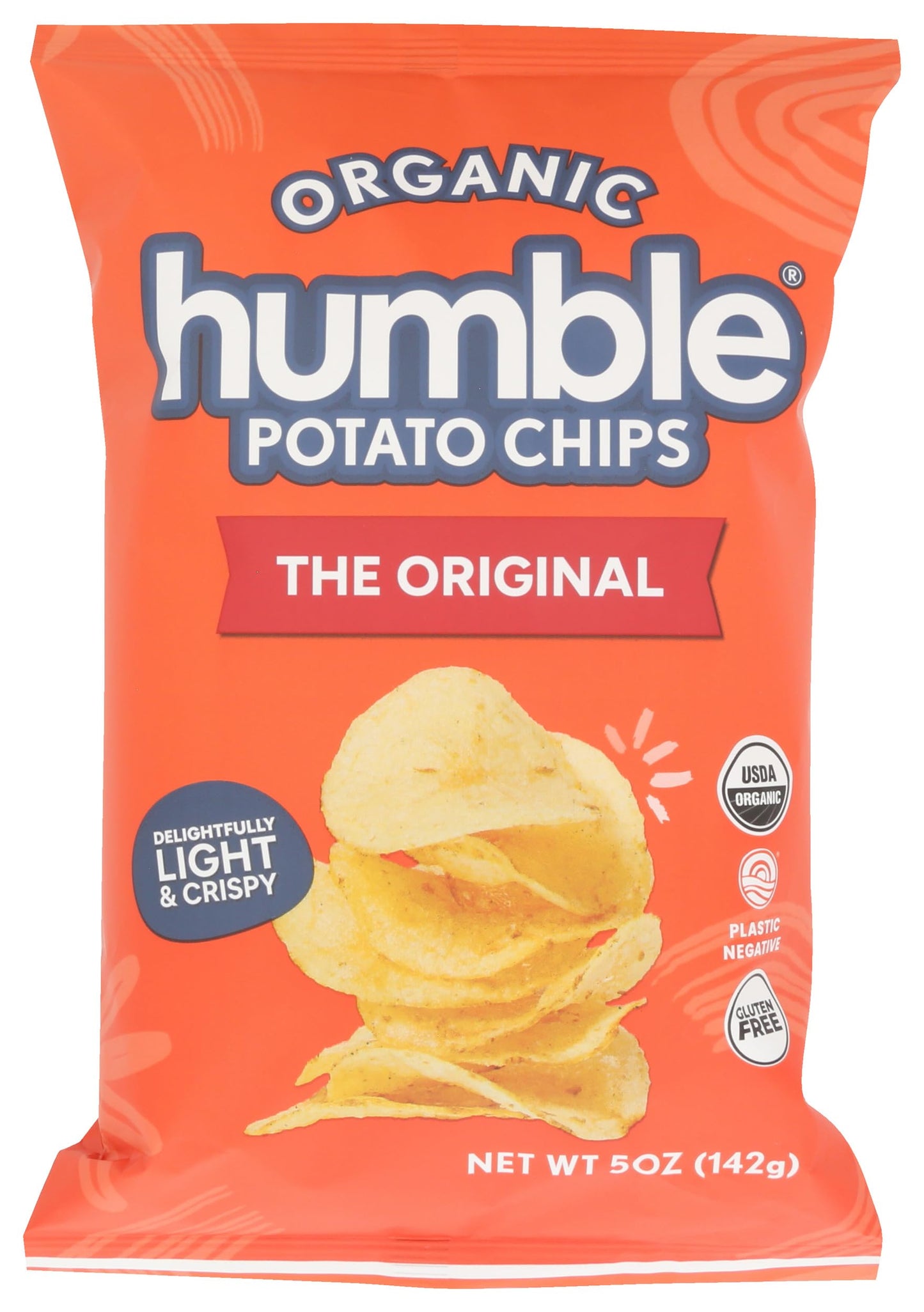 Humble Potato Chips - Chips Potato Original - Case Of 12-5 Oz