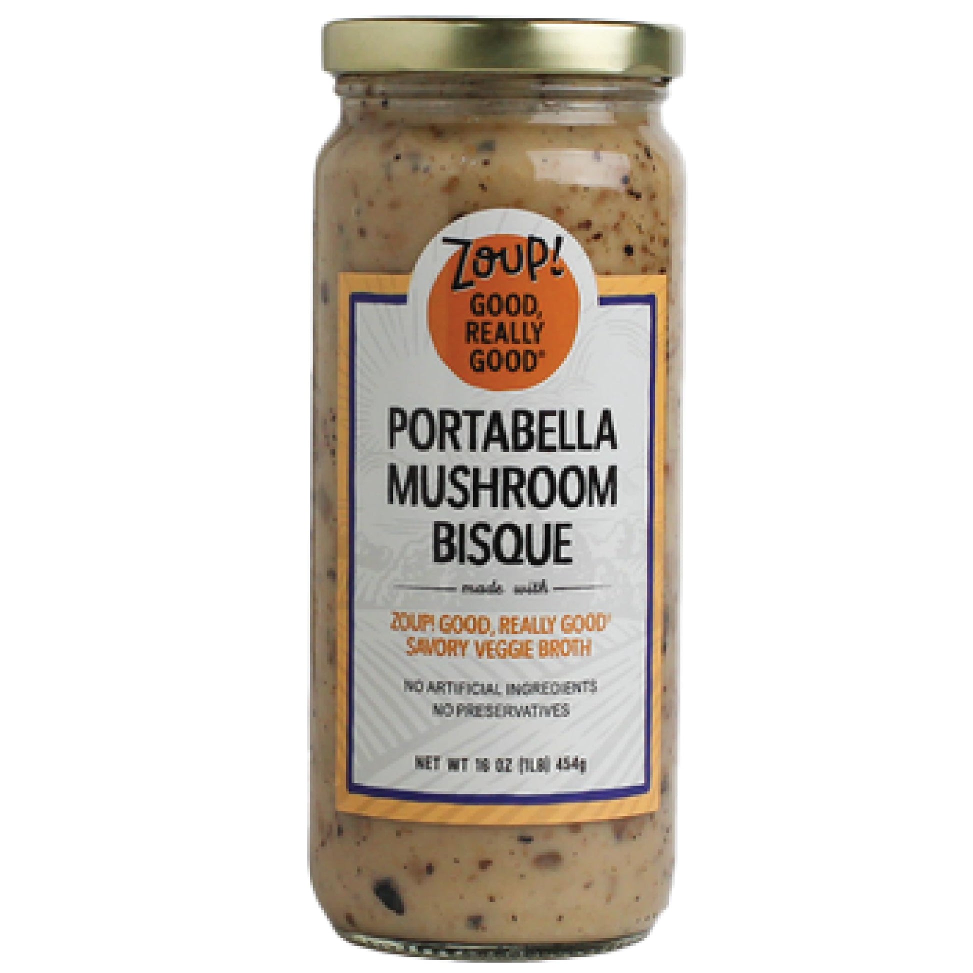 Zoup! Portabella Mushroom Bisque, Ready to Serve, 16 Fl Oz (Pack of 1)