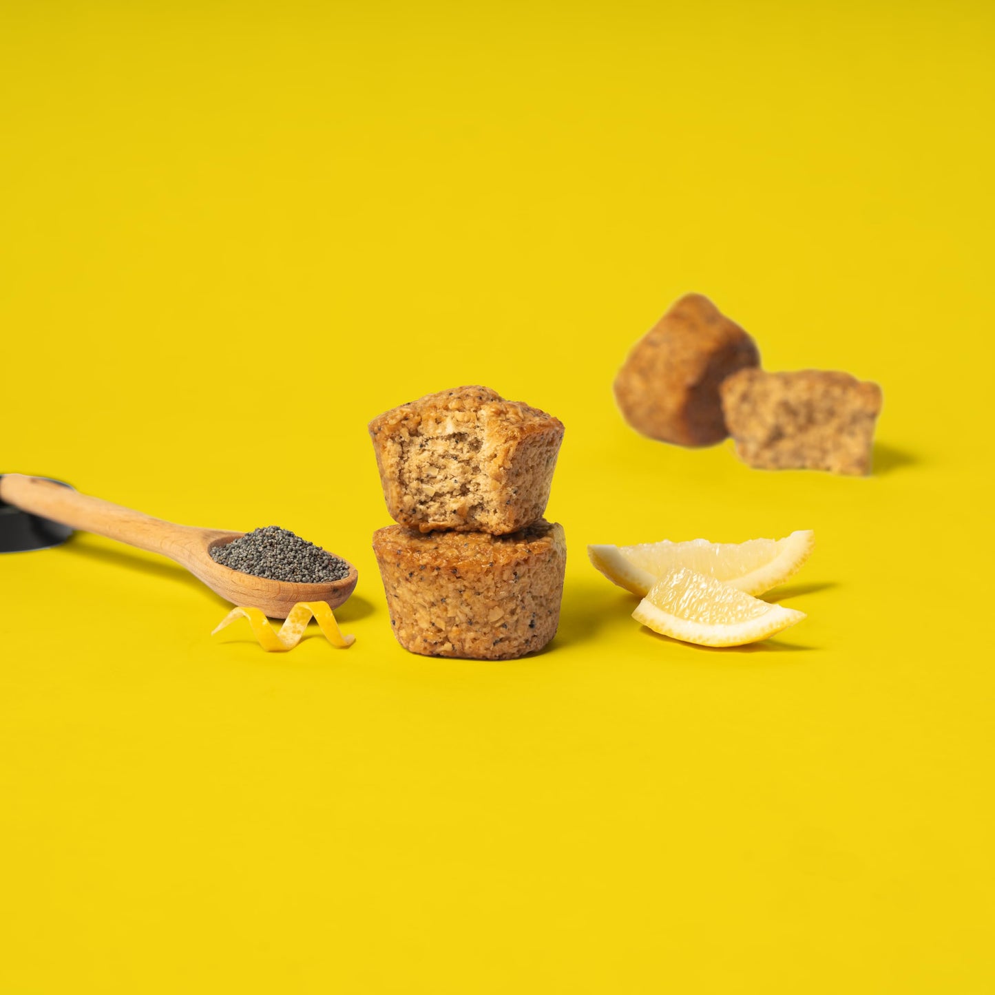 Bobos Oat Bites Gluten Free Vegan Snack, Lemon Poppyseed, 30 Pack Box, 1.3 oz Bites, Model 125-D