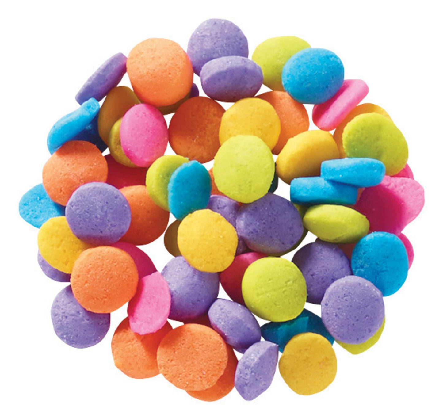 DecoPac Quins Fancy Sprinkles, 19.5oz, Neon Bright Confetti, Edible Sprinkles for Cakes, Cupcakes, Cookies, Model 21350