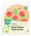 365 By Whole Foods Market, Pizza Crusts Rustic White 7 Inch Organic 2 Count, 3.5 Ounce