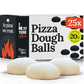 Poco Bero Pizza Dough - 25 x 10 oz Frozen Pizza Dough Balls - Perfect Pizza Oven Accessories for 12-inch Pizzas - Fresh NY Style