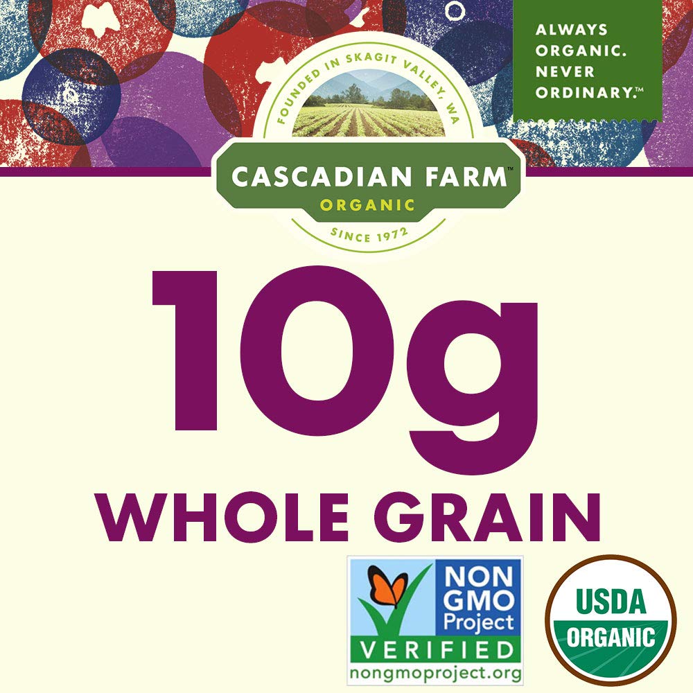 Cascadian Farm Organic Granola Bars, Harvest Berry Chewy Granola Bars, 6 Ct