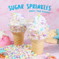 Sprinkles For Cake Decorating 4.2 Ounce Sugar Pearls Mixing Sizes, Edible Sprinkles For Cookie Decorations, Cupcake Topper, Ice