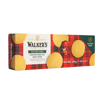 Walker'S Shortbread Gluten Free Rounds, Pure Butter Shortbread Cookies, 4.9 Oz Box
