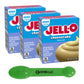EH95 LLC Jello Cheesecake Instant Pudding Mix, Zero Sugar, (Pack of 3), 1 oz Pouches, Includes 2 in 1 Measuring Spoon
