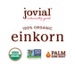 Jovial Organic Sourdough Einkorn Sea Salt Crackers - Sourdough Crackers, Crackers For Cheese Platter, Made With Einkorn, Usda Or