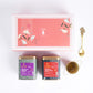 Luxmi Estates Loose Leaves Sleep Tea Gift Box - 1Pcs Valerian Dream, 1Pcs Vanilla Spice Chai, 1Pcs Bucket Infuser & 1Pcs Spoon