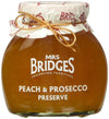 Mrs Bridges Peach & Prosecco Preserve, Made in Scotland, 12oz Jar (Pack of 1)