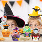 Fumete 72 Pcs Halloween Cupcake Toppers Party Cake Toppers Wrappers Pumpkin Vampire Witch Cupcake Toppers Halloween Cupcake Line