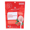 Navitas Organics Gluten Free Naturally Sweet and Mildly Tart Flavor Pomegranate Powder (8OZ, Non GMO, Freeze Dried, Gluten Free,