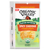 ORGANIC VALLEY Spicy Cheddar Sliced Cheese, Flavor Favorites, 6 oz