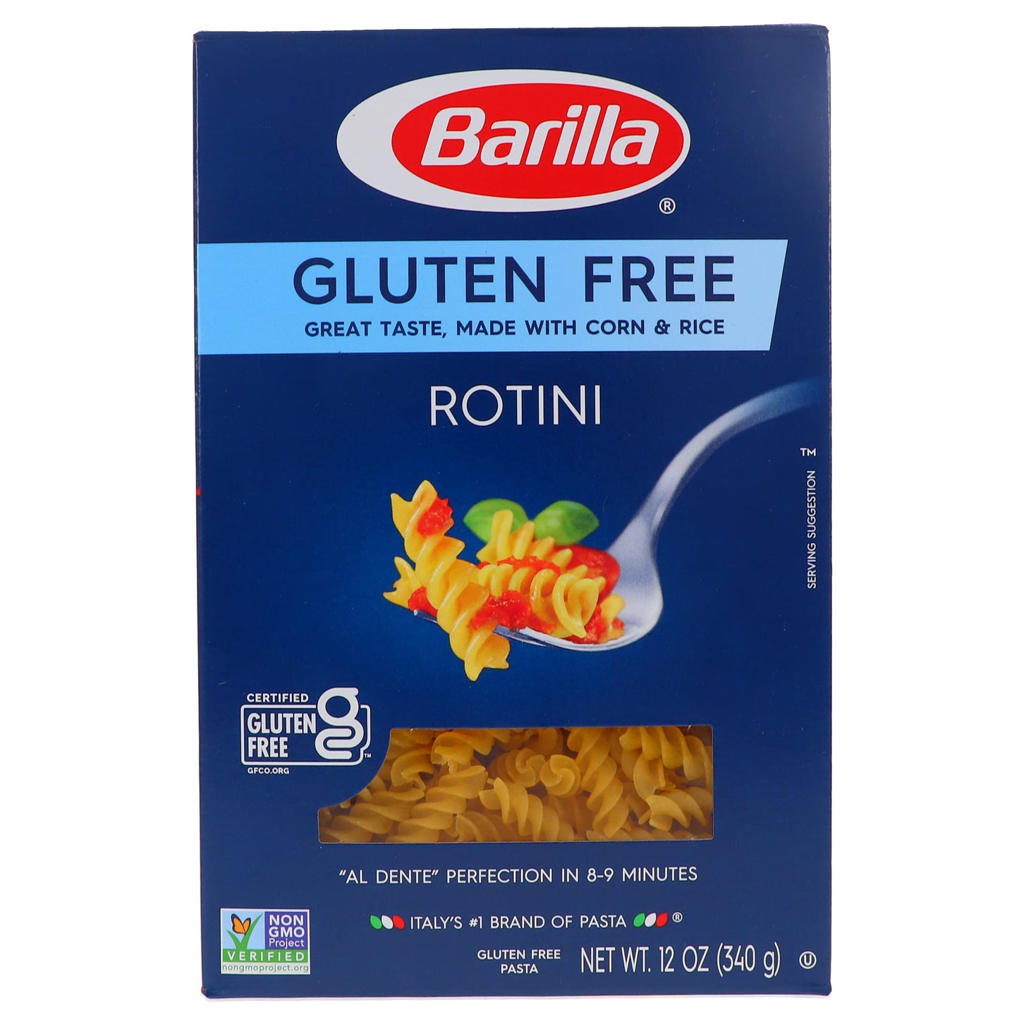 Barilla Gluten Free Rotini 12 Oz (3 Pack)