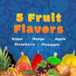 Funtasty Fruit Squeezable Jellies Tik Tok Candy Assorted Flavors, 40 Count Jar