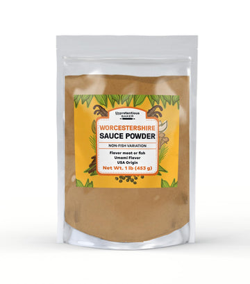 Unpretentious Worcestershire Sauce Powder, 1Lb, Marinades, Umami Flavor, Bloody Mary Ingredient